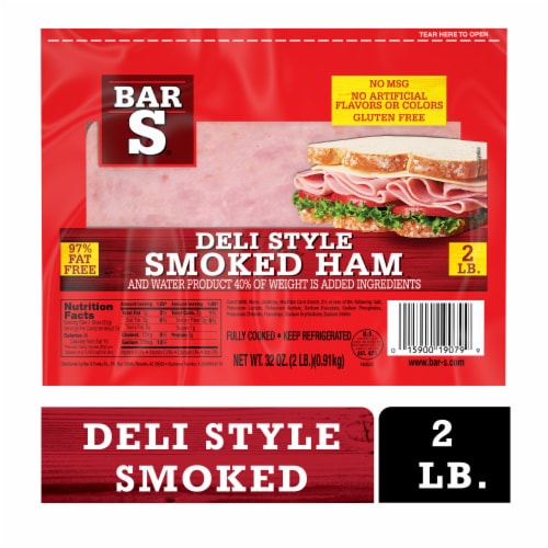 Deli Style Smoked Ham Lunch Meat Perspective: back