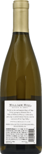 William Hill Estate Chardonnay Napa Valley California White Wine Perspective: back