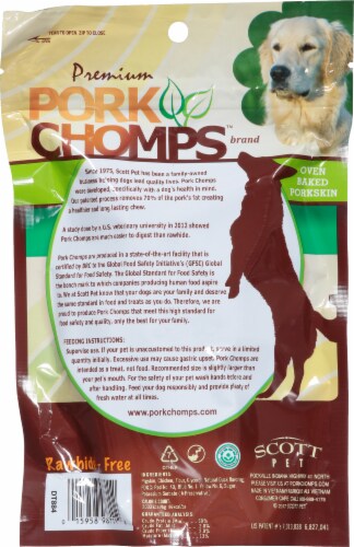 Pork Chomps Premium Nutri Chomps Meaty Skewers 6 Count Perspective: back
