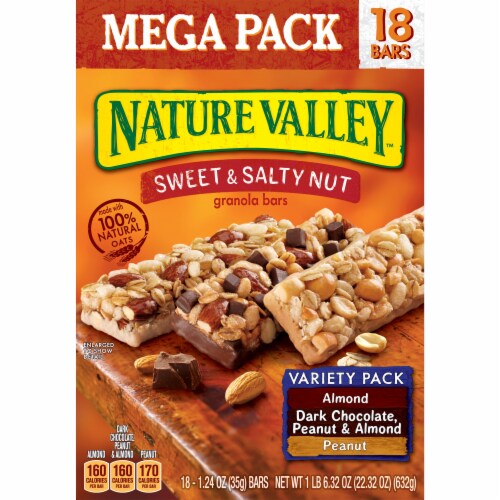 Nature Valley Sweet & Salty Nut Granola Bars Perspective: back