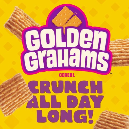 General Mills Golden Grahams Retro Recipe Giant Size Cereal Perspective: back