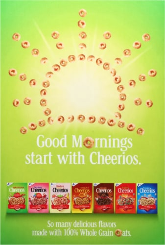 Cheerios™ Apple Cinnamon Sweetened Whole Grain Oat Cereal Perspective: back