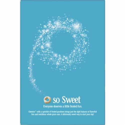 General Mills Frosted Cheerios™ Cereal Perspective: back