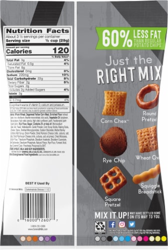 Chex Mix Snack Mix, Party Blend, Savory, Bold - 3.75 oz