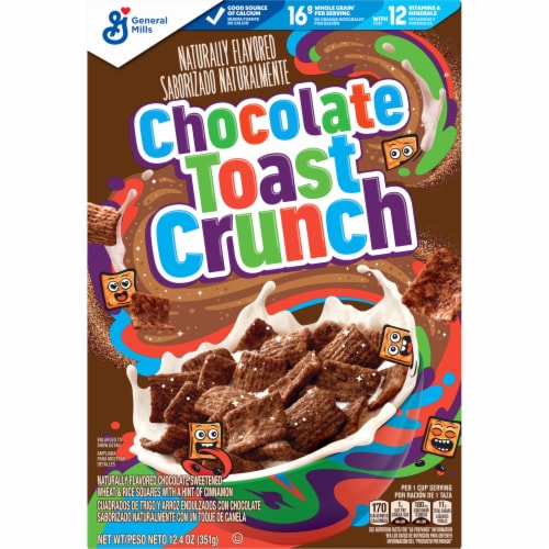 Cinnamon Toast Crunch Original Cinnamon Breakfast Cereal Perspective: back