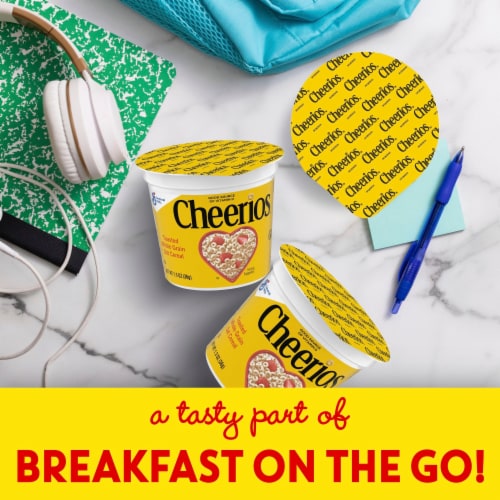 General Mills Cheerios Cereal Cup Perspective: back