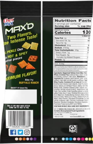 Chex Mix™ Max'd Spicy Dill Snack Mix Perspective: back