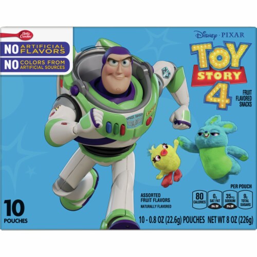 Betty Crocker Toy Story Fruit Snacks Perspective: back