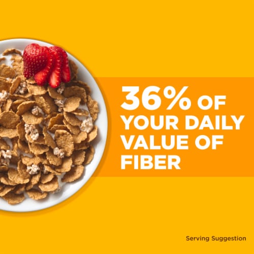 General Mills Fiber One Honey Clusters Cereal Perspective: back