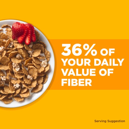 General Mills Fiber One Honey Clusters Cereal Perspective: back