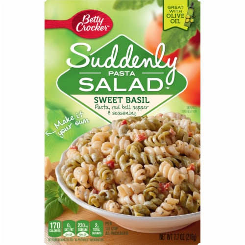 Betty Crocker Suddenly Salad Sweet Basil Pasta Salad Mix Perspective: back