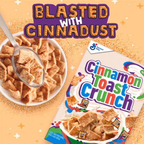 Cinnamon Toast Crunch Original Cinnamon Breakfast Cereal Perspective: back