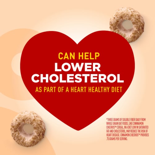 Cinnamon Cheerios Whole Grain Oat Gluten Free Cereal Perspective: back