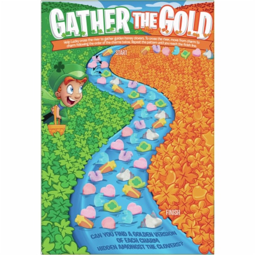 General Mills Lucky Charms Honey Clovers Cereal Perspective: back
