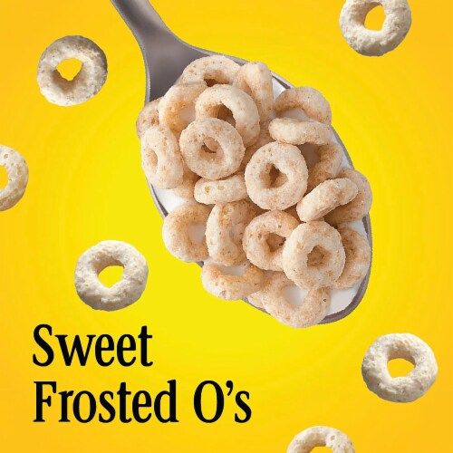 Frosted Cheerios Whole Grain Oat Gluten Free Cereal Perspective: back