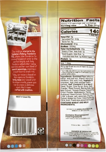 Gardetto's™ Special Italian Recipe Snack Mix Perspective: back