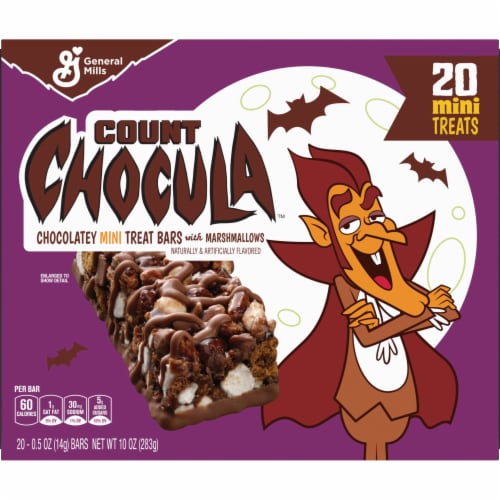 Count Chocula Halloween Mini Treat Bars with Marshmallows Perspective: back