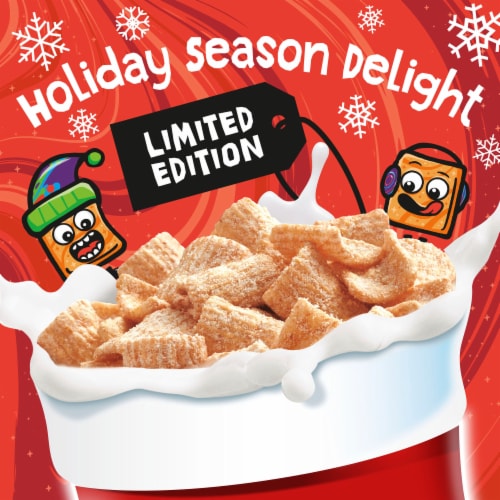 Cinnamon Toast Crunch Sugar Cookie Flavored Holiday Edition Cereal Perspective: back