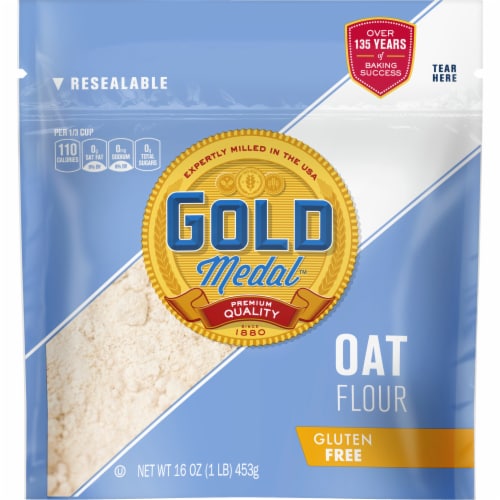 Gold Medal™ Gluten Free Oat Flour Perspective: back