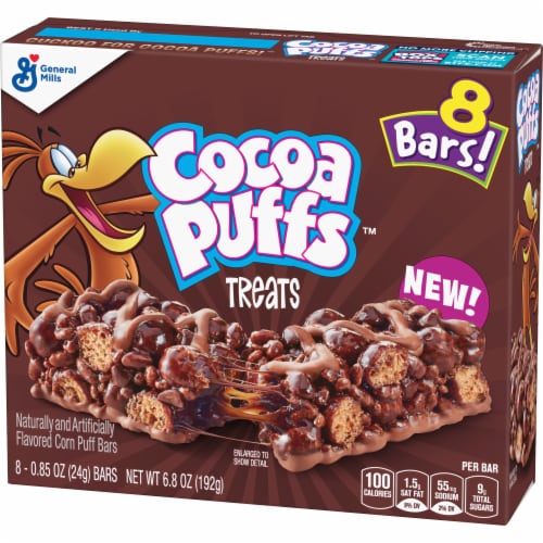 Cocoa Puffs Treat Bars Perspective: back