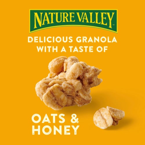 Nature Valley® Oats and Honey Protein Granola Perspective: back