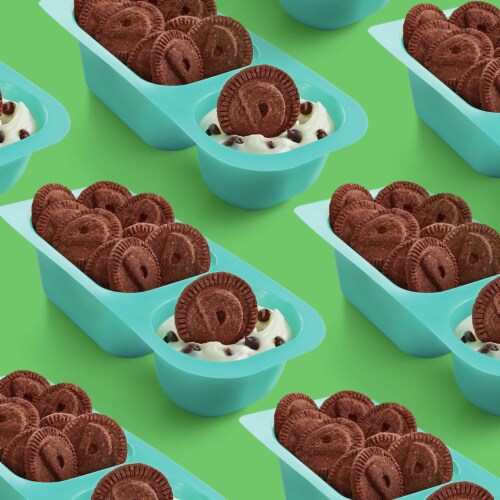 Dunkaroos Chocolate Cookies and Chocolate Chip Frosting Perspective: back