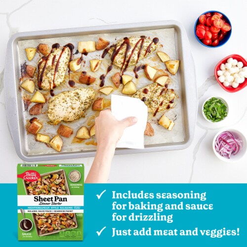 Betty Crocker™ Mediterranean Style Balsamic Sheet Pan Dinner Starter Kit Perspective: back