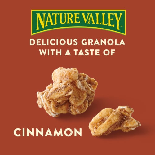 Nature Valley Reduced Sugar Cinnamon Granola Perspective: back