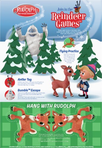 General Mills Rudolph the Red-Nosed Reindeer® Hot Cocoa Flavored Christmas Cereal Perspective: back