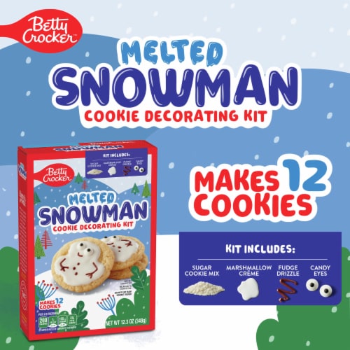 Betty Crocker™ Melted Snowman Cookie Decorating Kit Perspective: back