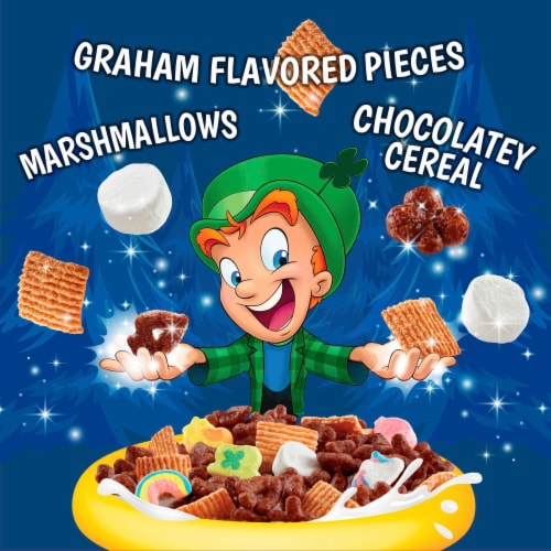 General Mills Lucky Charms Smores Cereal Perspective: back