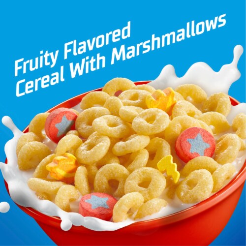 Hot Wheels Cereal with Marshmallows Family Size Breakfast Cereal Perspective: back