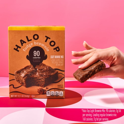 Halo Top® Fudge Brownie Light Brownie Mix Perspective: back