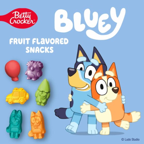 Bluey Gluten Free Fruit Flavored Snacks Perspective: back