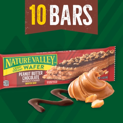 Nature Valley Peanut Butter Chocolate Wafer Bars Perspective: back