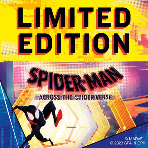 Spider Man Across the Spider Verse Breakfast Cereal Perspective: back