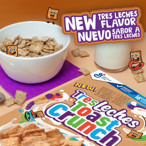 General Mills Tres Leches Toast Crunch Cereal Perspective: back