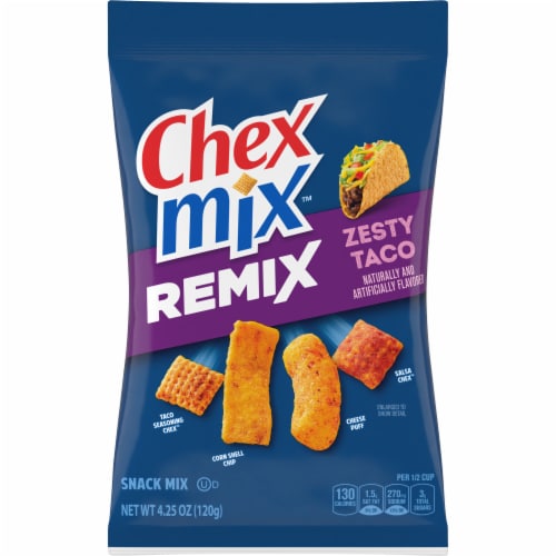 Chex Mix Remix Zesty Taco Snack Mix Perspective: back