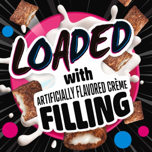 Cocoa Puffs Loaded Crispy Crème Filled Breakfast Cereal Perspective: back
