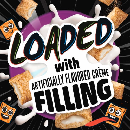Cinnamon Toast Crunch Loaded Crispy Crème Filled Breakfast Cereal Perspective: back