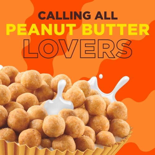 General Mills REESE'S PUFFS Peanut Butter Lovers Cereal Perspective: back