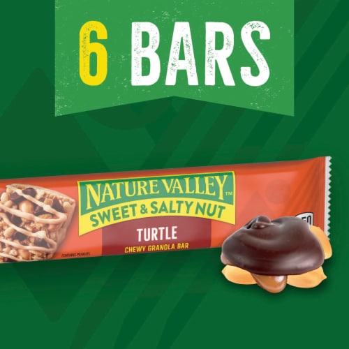 Nature Valley Turtle Sweet and Salty Nut Chewy Granola Bars Perspective: back