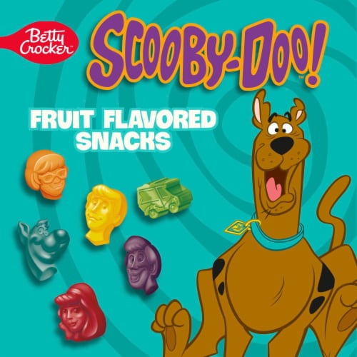 Betty Crocker Scooby Doo Fruit Flavored Family Pack Kids Snacks Perspective: back