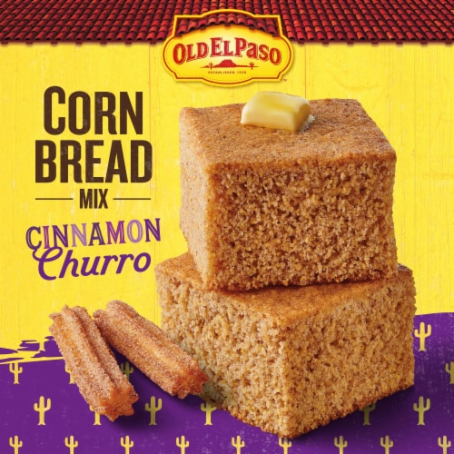 Old El Paso Cinnamon Churro Cornbread Baking Mix Perspective: back