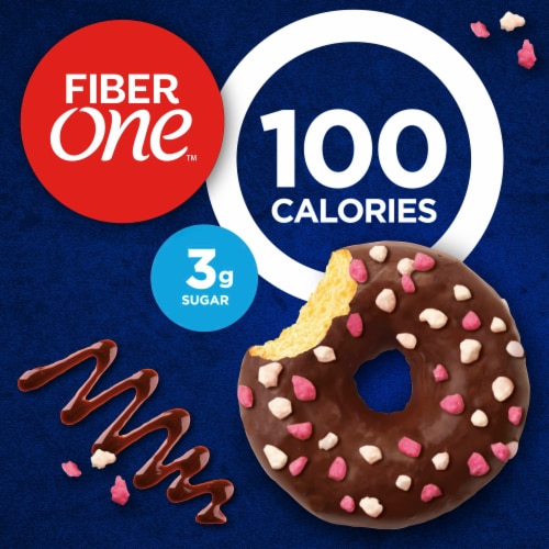 Fiber One 100 Calorie Chocolate Donuts Perspective: back