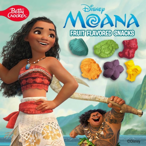 Disney Moana Gluten Free Fruit Flavored Snacks Perspective: back