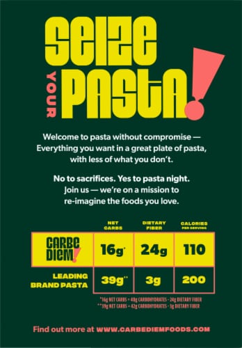 Carbe Diem!™ Elbow Pasta Perspective: back