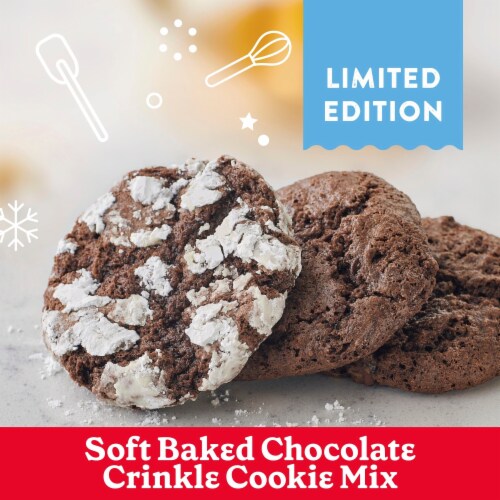 Betty Crocker Limited Edition Soft Baked Chocolate Crinkle Cookie Mix Perspective: back