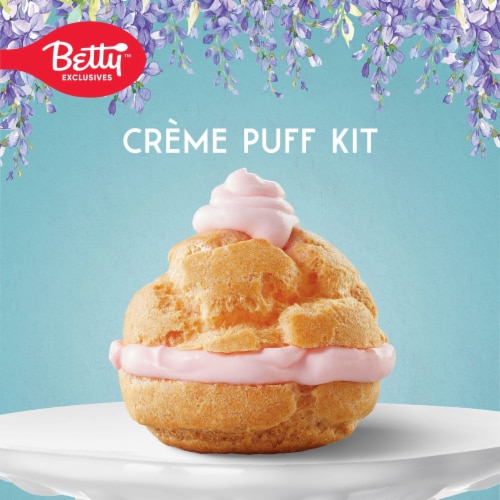 Betty Crocker Bridgerton Creme Puff Baking Kit Perspective: back