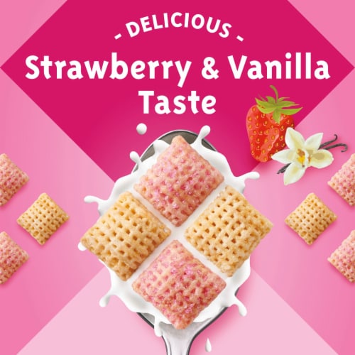 General Mills Strawberry Vanilla Chex Cereal Perspective: back